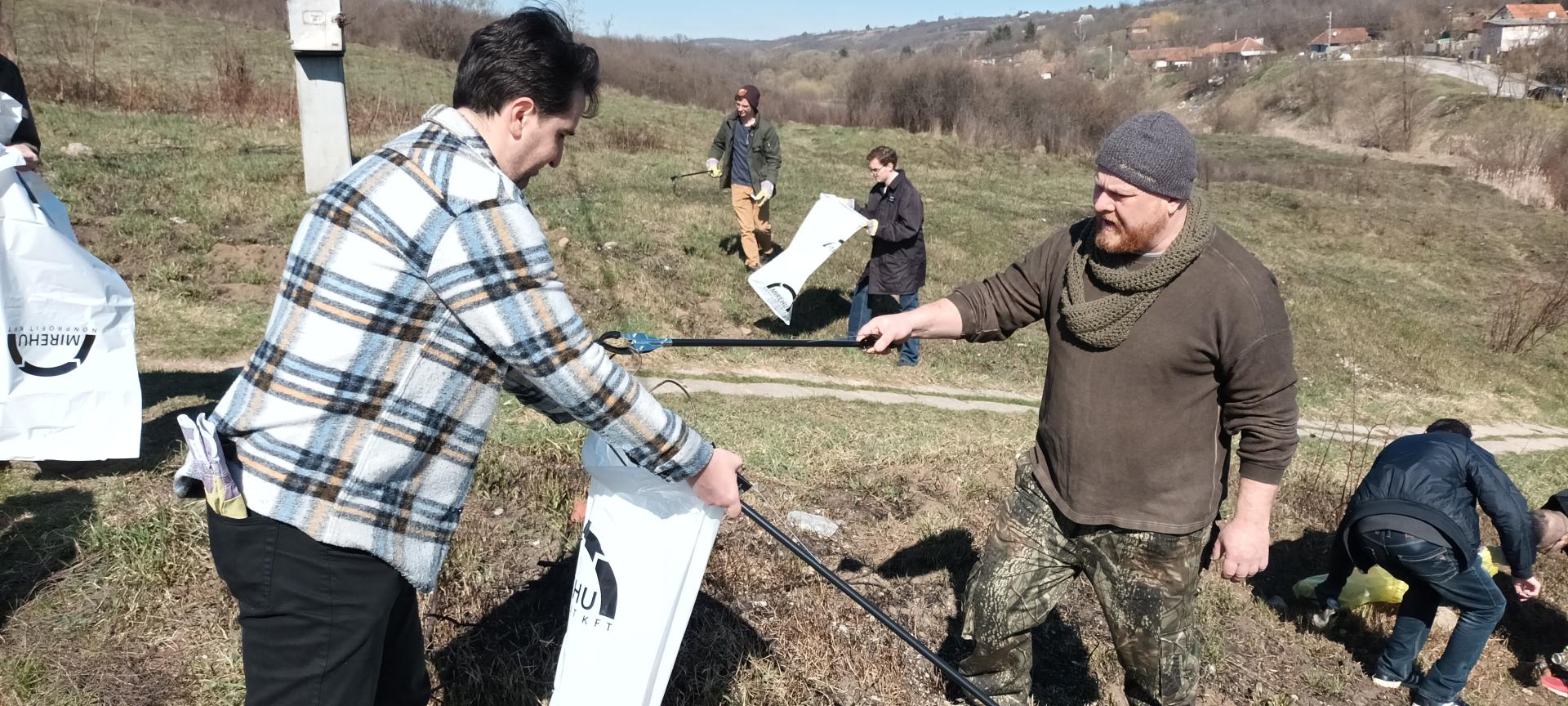 A 4IM projekt bábonyibérci közössége aktívan vette ki részét a tavaszi takarításból