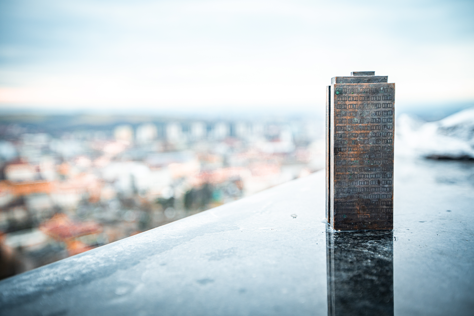 "Twenty-storey" block of flats