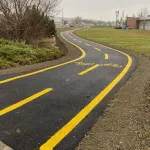 Kerékpárút építés a déli városrészen