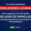 Ideiglenes forgalomkorlátozás a Dr. Antall József parkban