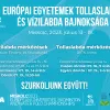 Július 14-én mérkőzésekkel rajtol az Európai Egyetemek Bajnoksága