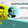 A Művészetek Házában április 11-én 8:00-kor kezdődő szavalóverseny plakátja.
