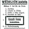 A Fekete kutya és a Weidlich-palota
